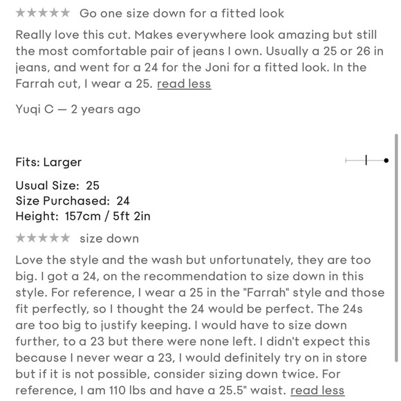 Aritzia Denim Forum Joni High Rise Loose Size 23 - Picture 8 of 9